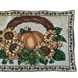 Table Runner. Tapestry Harvest Design and Like New! Length 68.5 in. X 12.5 in.